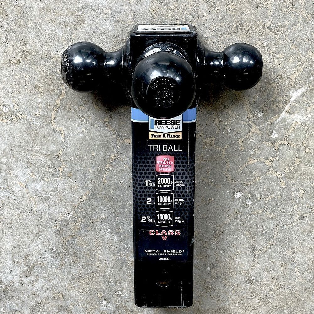 Reese Tri-Ball Hitch (fits a 2 1/2 inch receiver)